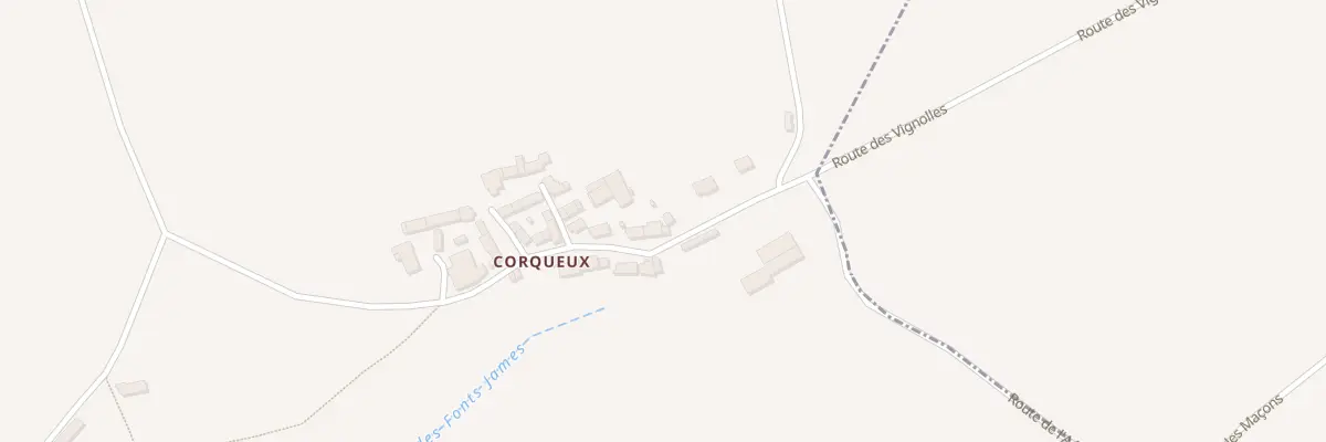 Plan du 31 Corqueux à Châteauneuf-sur-Cher