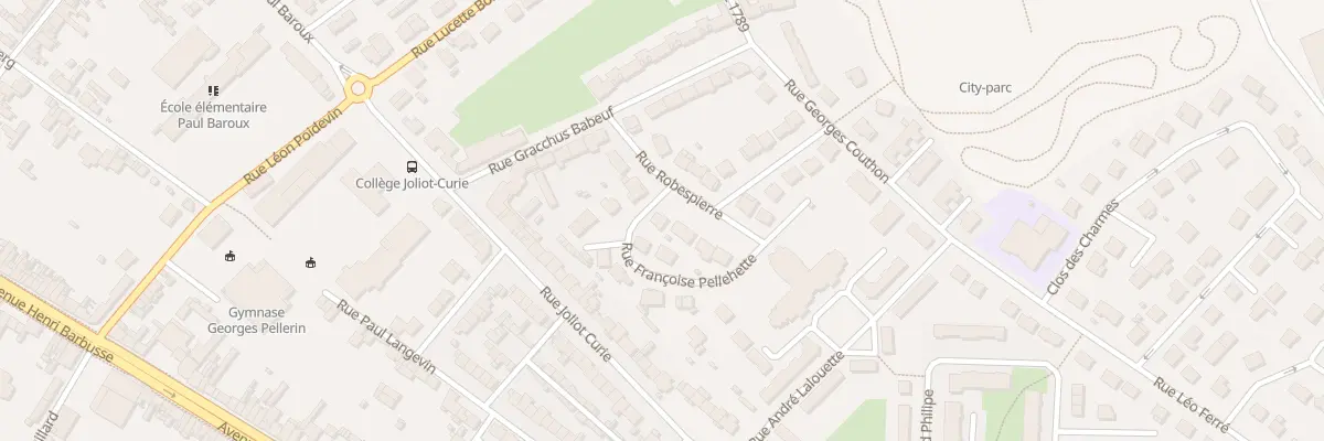 Plan du 6 Rue Robespierre à Longueau