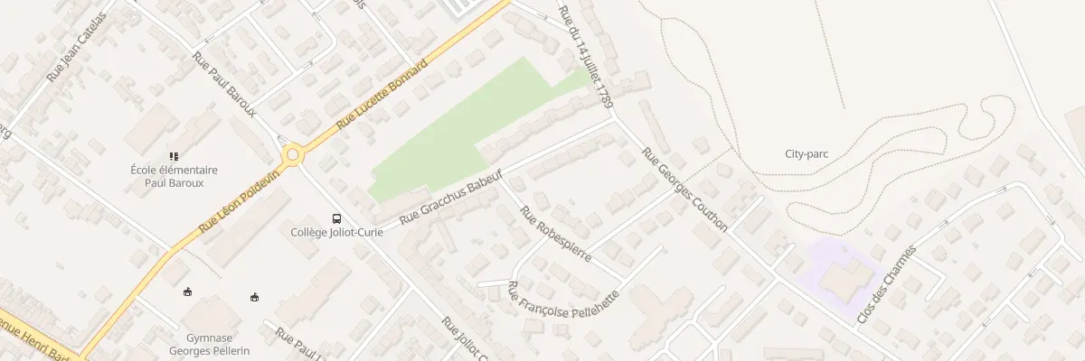 Plan du 12 Rue Gracchus Babeuf à Longueau