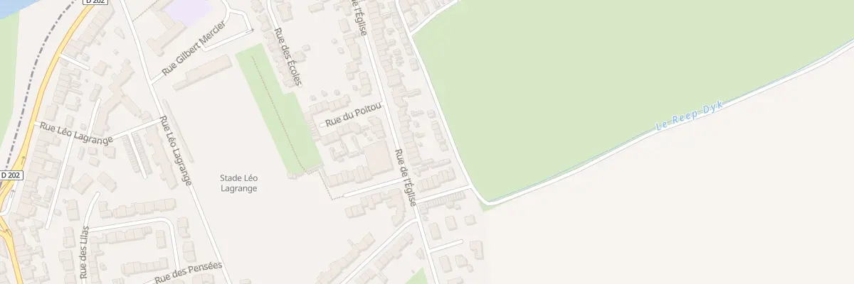 Plan du 86 Rue de l’Eglise à Cappelle-la-Grande