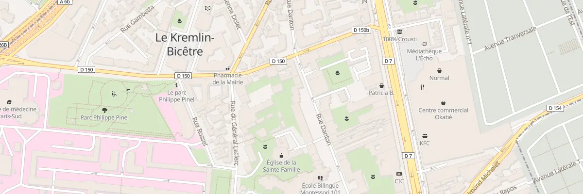 Plan du 22 Rue Danton au Kremlin-Bicêtre