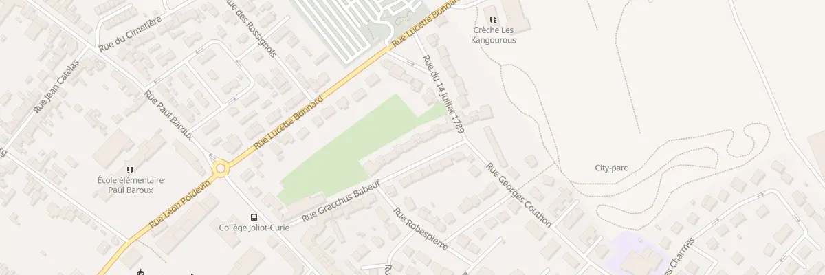 Plan du 15 Rue Gracchus Babeuf à Longueau