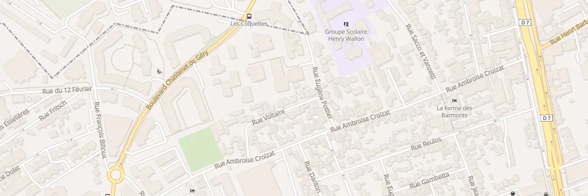 Plan du 6 Rue Voltaire à Villejuif