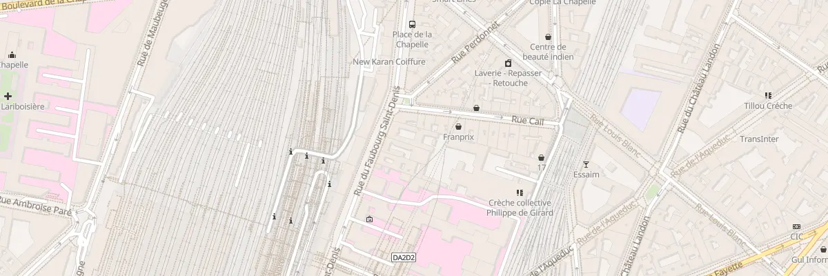 Plan du 210 Rue du Faubourg Saint-Denis à Paris 10e Arrondissement