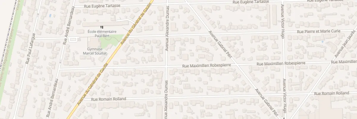 Plan du 118 Rue Maximilien Robespierre à Paray-Vieille-Poste