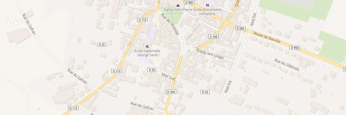 Plan du 2 Av de la Gare à Boynes