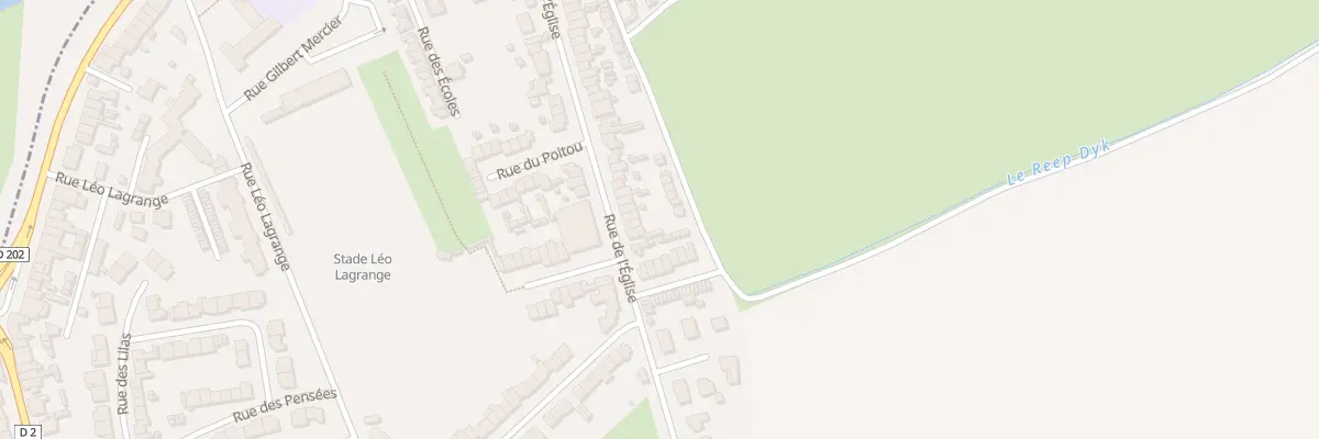 Plan du 90 Rue de l’Eglise à Cappelle-la-Grande