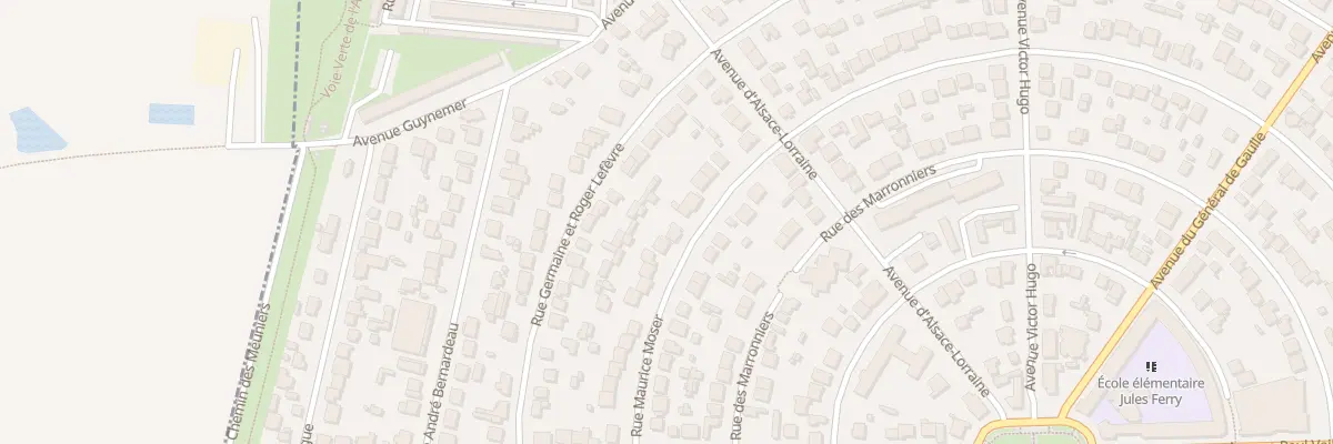 Plan du 27 Rue Maurice Moser à Paray-Vieille-Poste