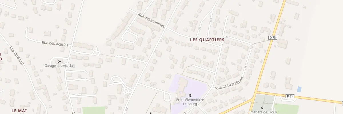 Plan du 4B Av du Cabaret à Trouy