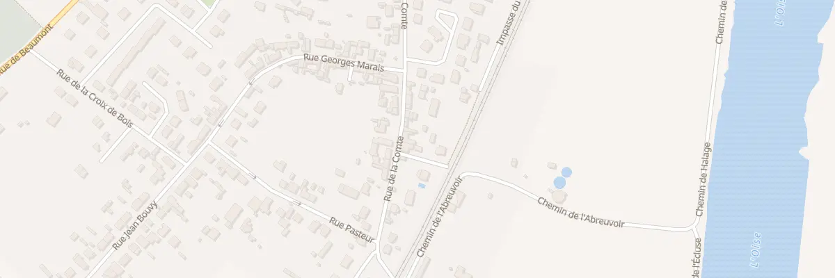 Plan du 33 Rue de la Comté à Boran-sur-Oise