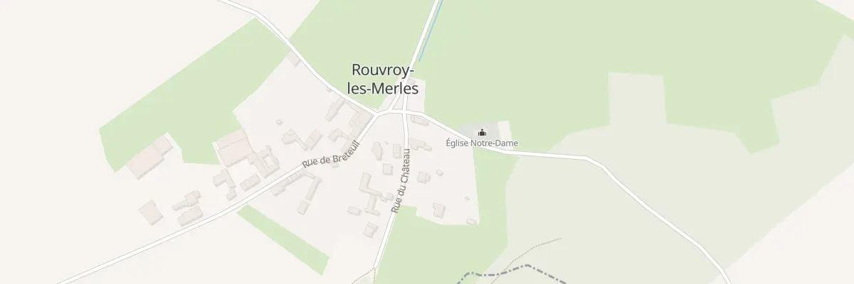 Plan du 1 Rue du Château à Rouvroy-les-Merles