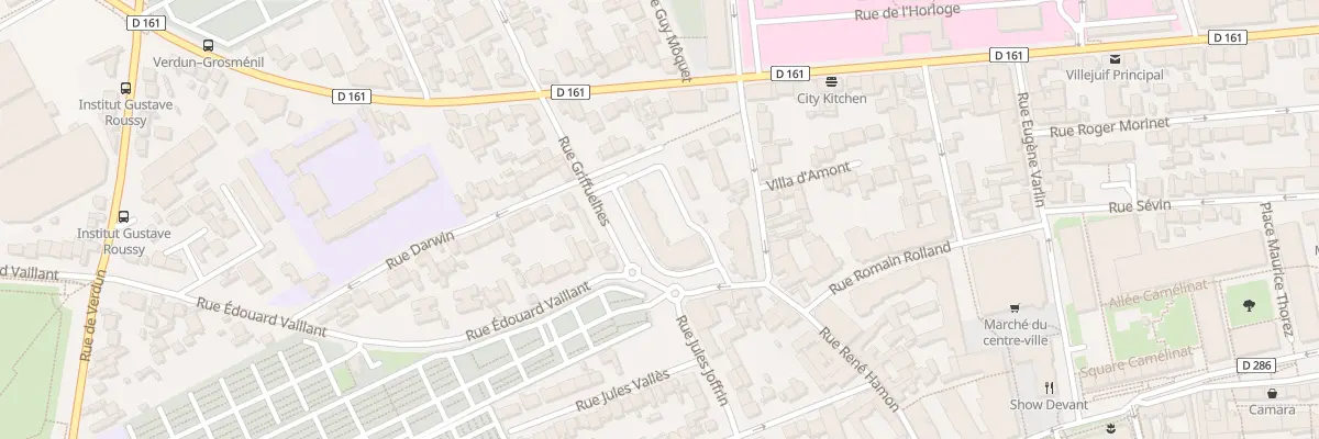 Plan du 4 Rue Edouard Vaillant à Villejuif