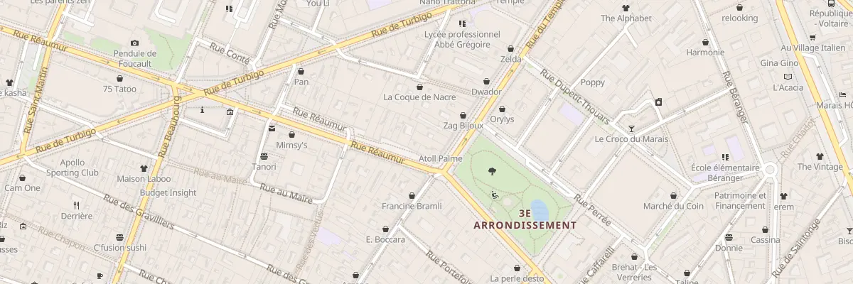 Plan du 167 Rue du Temple à Paris 3e Arrondissement