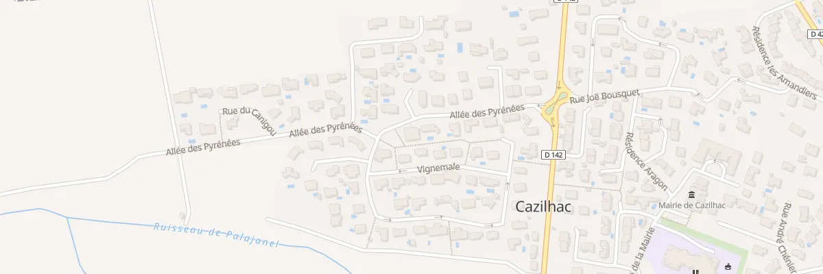Plan du 10 All des Pyrénées à Cazilhac