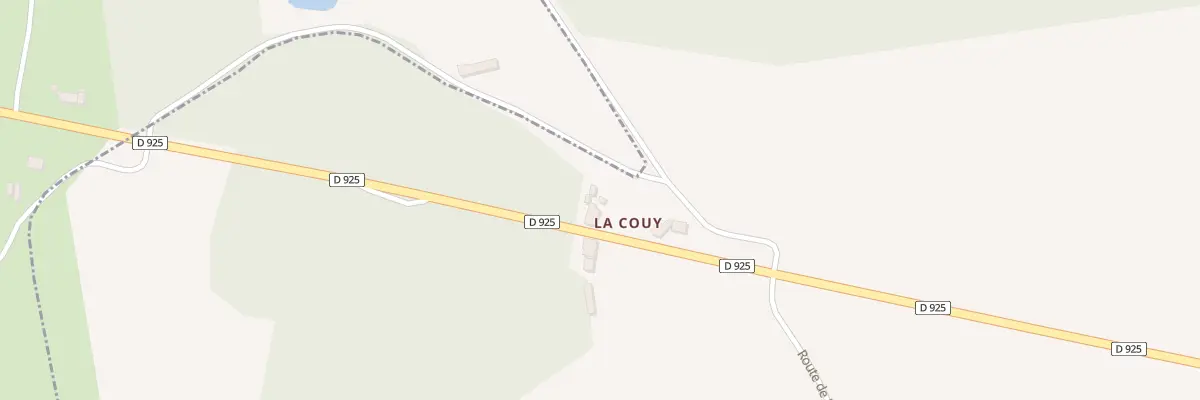 Plan du 137 La Couy à Marçais
