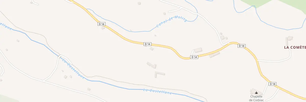 Plan du 259 Corbiac à Mosset