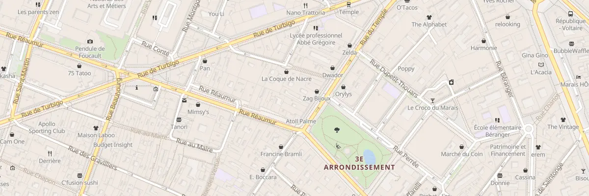 Plan du 171 Rue du Temple à Paris 3e Arrondissement