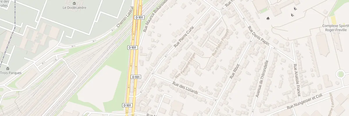 Plan du 24 Rue Pierre Curie Pierrefitte à Saint-Denis
