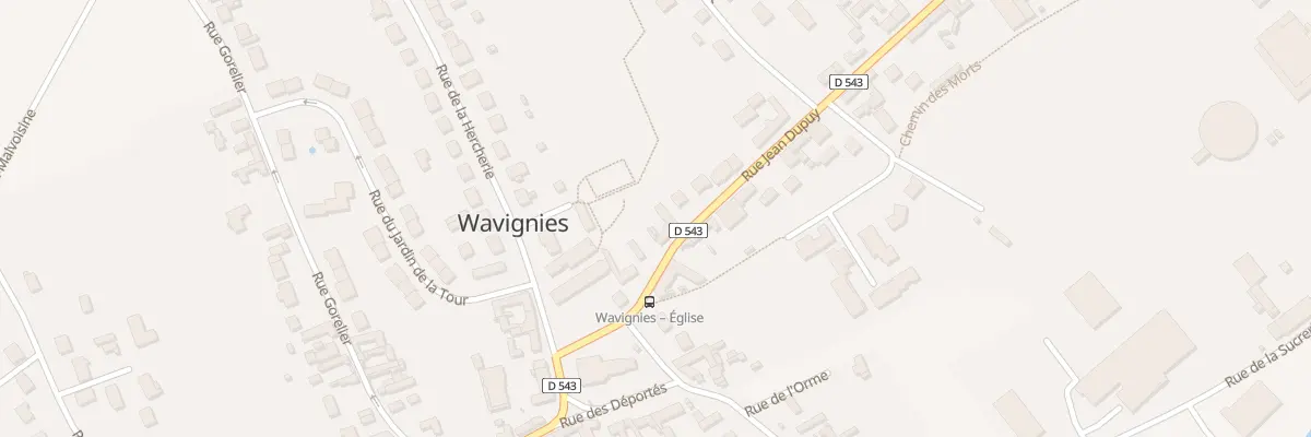 Plan du 153 Rue Jean Dupuy à Wavignies