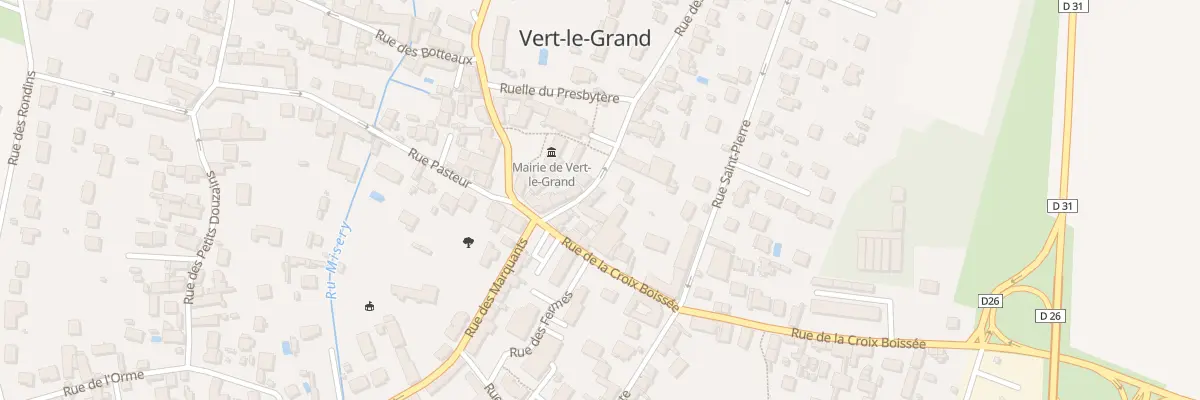 Plan du 6 Rue des Herses à Vert-le-Grand
