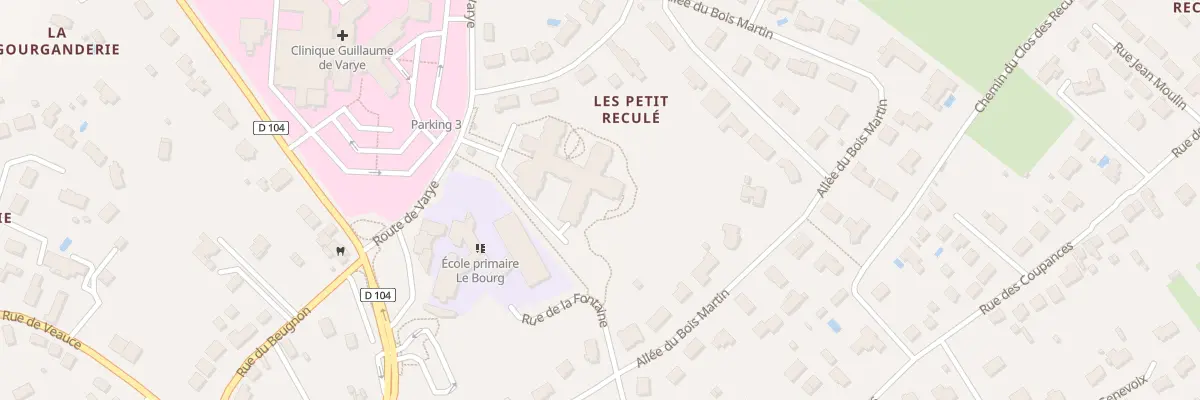 Plan du 130 Rte de Varye à Saint-Doulchard