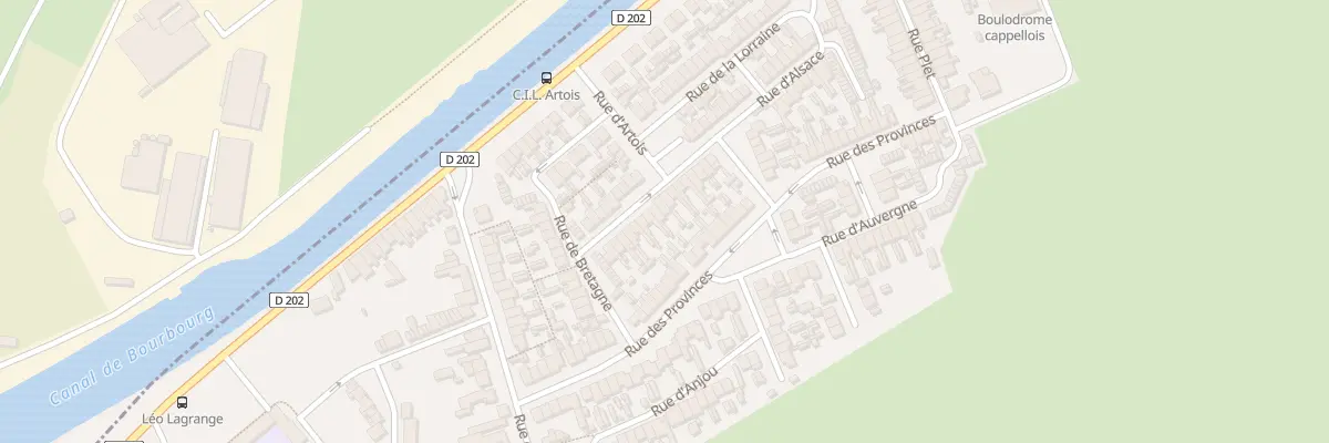Plan du 16 Rue d’Alsace à Cappelle-la-Grande