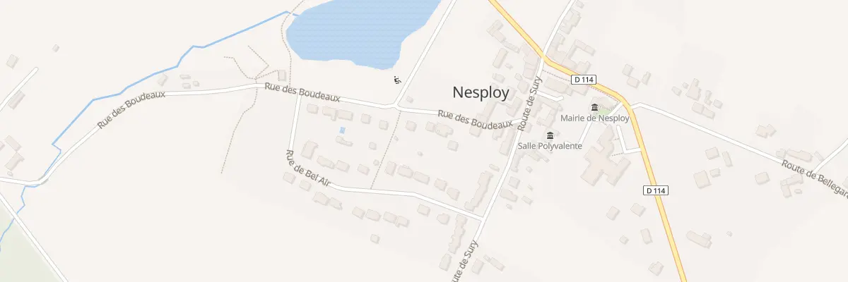 Plan du 5 Rue des Boudeaux à Nesploy