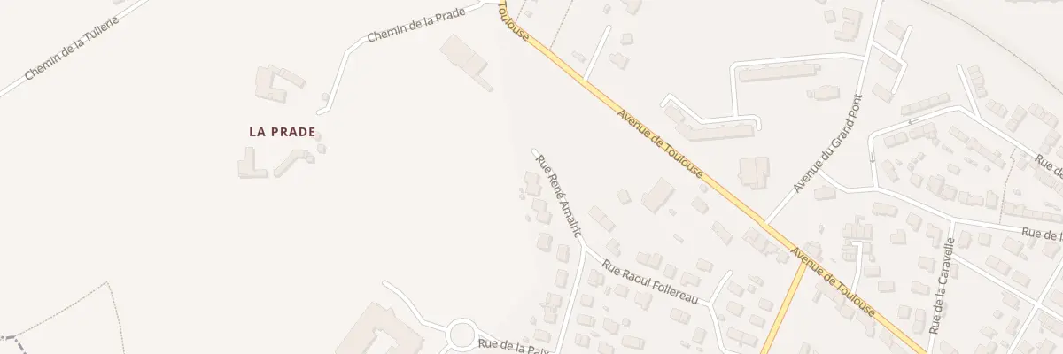 Plan du 8 Rue René Amalric à Aussillon