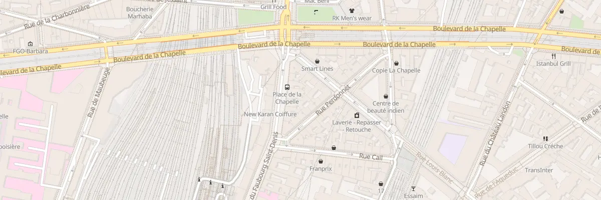 Plan du 222 Rue du Faubourg Saint-Denis à Paris 10e Arrondissement