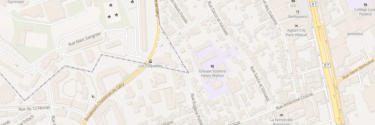Plan du 36 Rue Eugène Pottier à Villejuif
