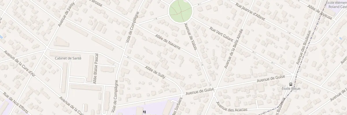 Plan du 16 All de Navarre à Morsang-sur-Orge