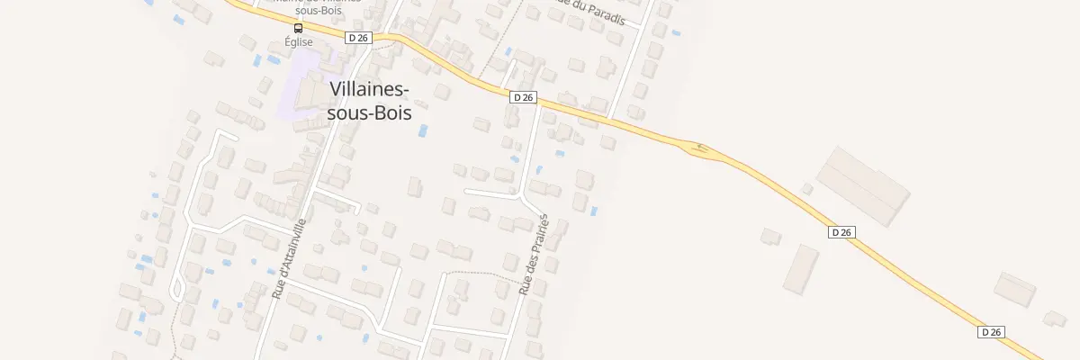 Plan du 1 Rue des Prairies à Villaines-sous-Bois