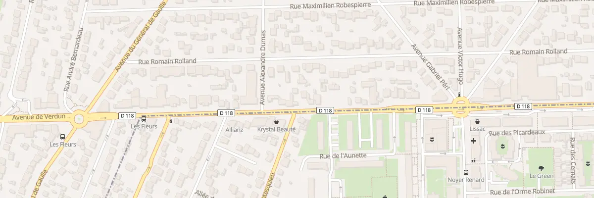 Plan du 136 Av de Verdun à Paray-Vieille-Poste