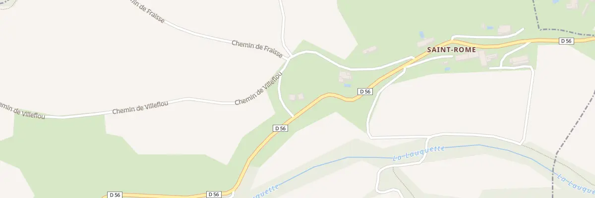 Plan du 9001 Saint Rome à Ladern-sur-Lauquet