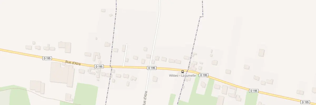 Plan du 155 Rue d’Aire à Wittes