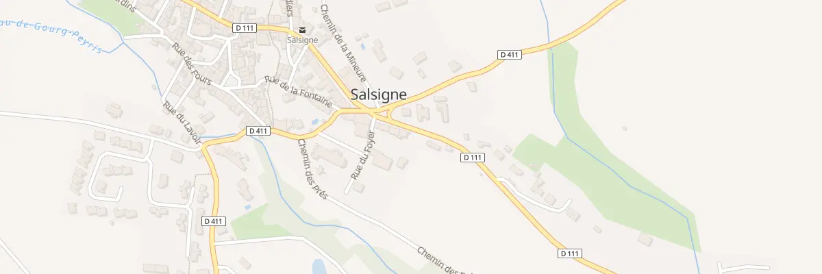 Plan du 6 Rte de Conques à Salsigne