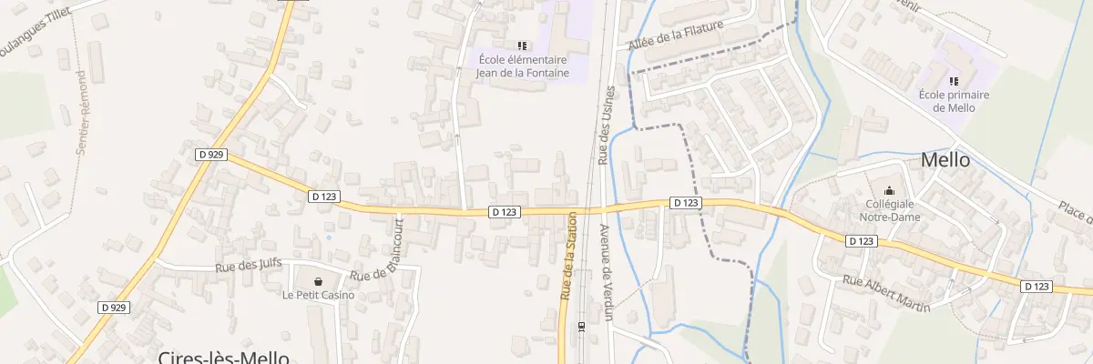 Plan du 18 Rue de la Ville à Cires-lès-Mello