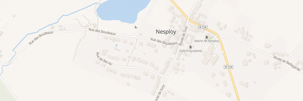 Plan du 3 Rue des Boudeaux à Nesploy