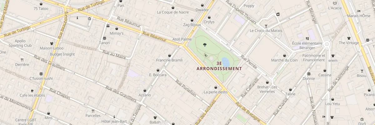 Plan du 67 Rue de Bretagne à Paris 3e Arrondissement