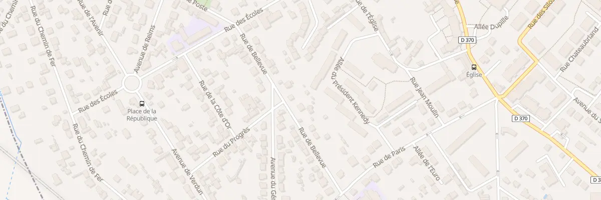 Plan du 10 Rue de Bellevue à Ézanville