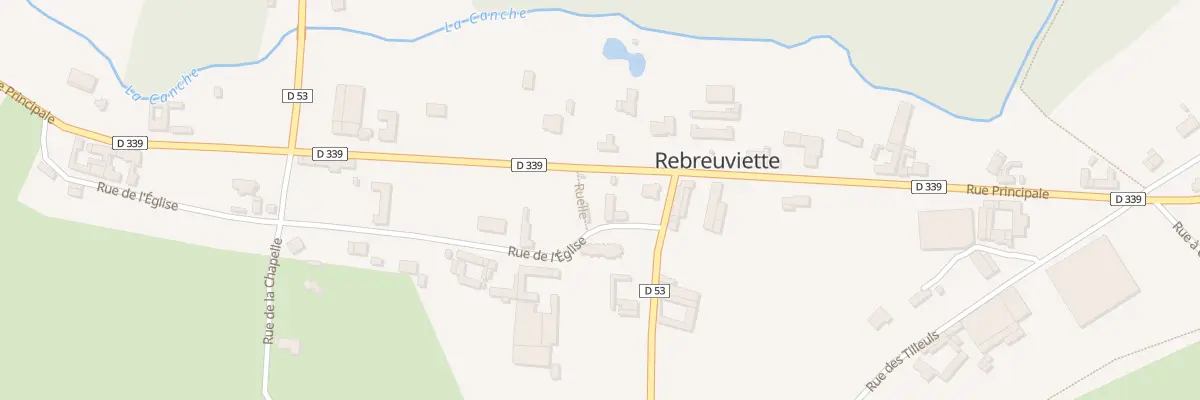 Plan du 2 Rue de l’Eglise à Rebreuviette