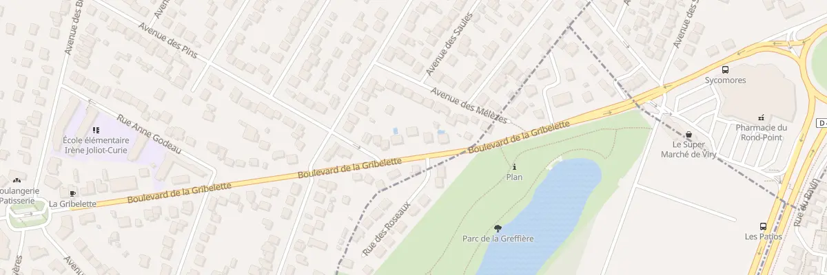 Plan du 63 Bd de la Gribelette à Morsang-sur-Orge