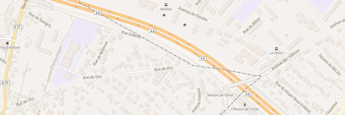Plan du 3 Rue Diderot à Morsang-sur-Orge