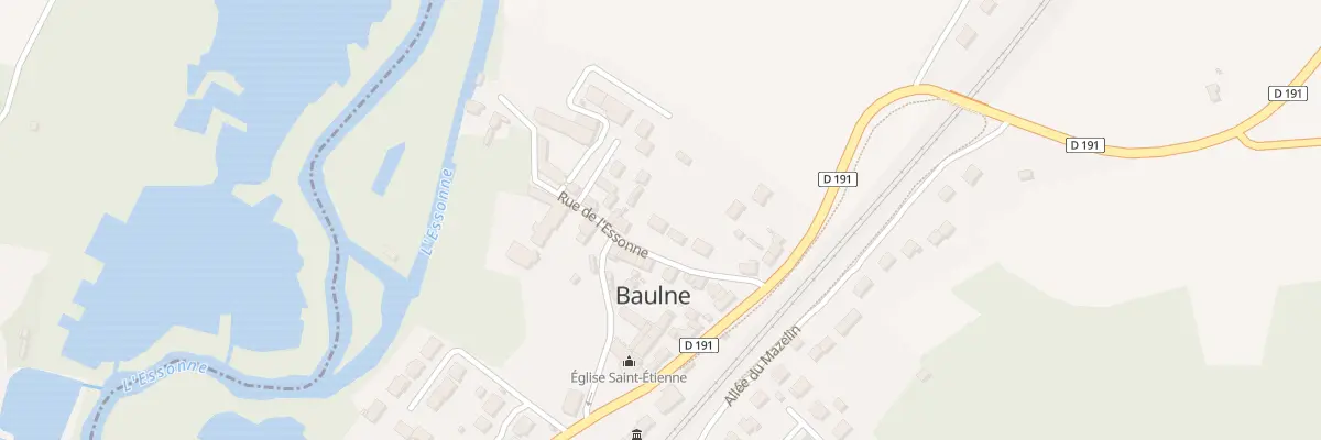 Plan du 6 Rue de l’Essonne à Baulne