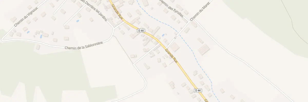 Plan du 1 Che du Longchamp à Blaincourt-lès-Précy