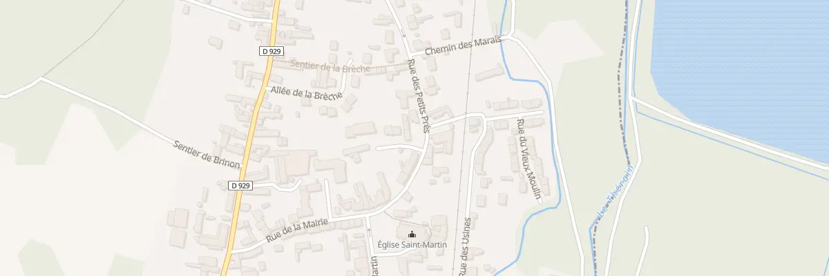 Plan du 13 Rue des Petits Prés à Cires-lès-Mello