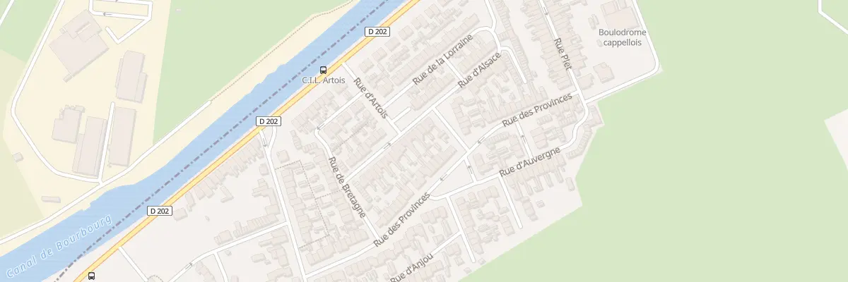 Plan du 28 Rue d’Alsace à Cappelle-la-Grande