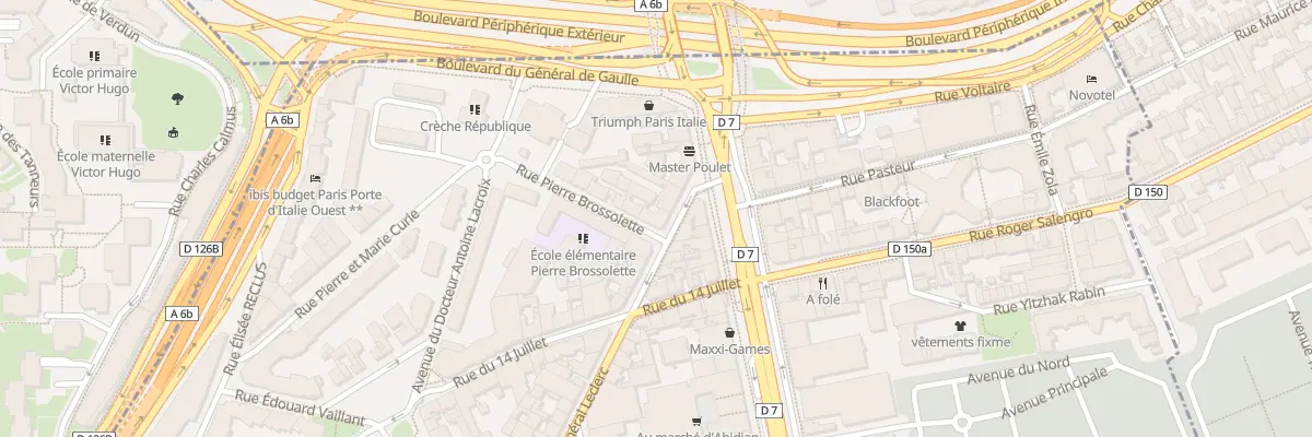 Plan du 2 Rue Pierre Brossolette au Kremlin-Bicêtre