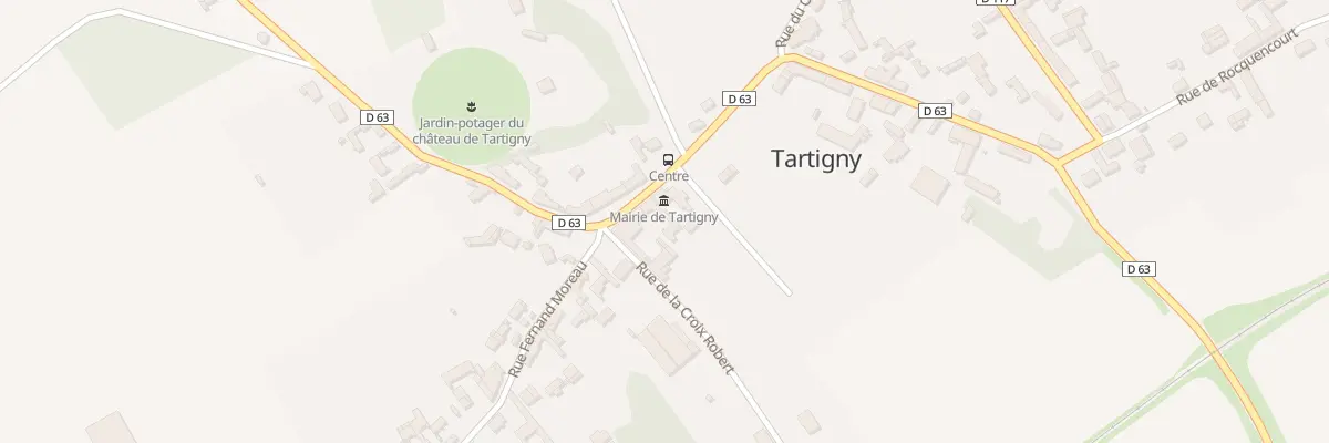 Plan du 6 Pl des Déportés à Tartigny