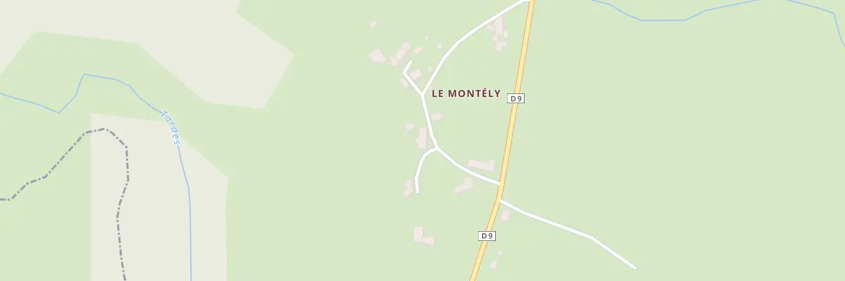 Plan du 5043 Le Monthely à Saint-Oradoux-près-Crocq